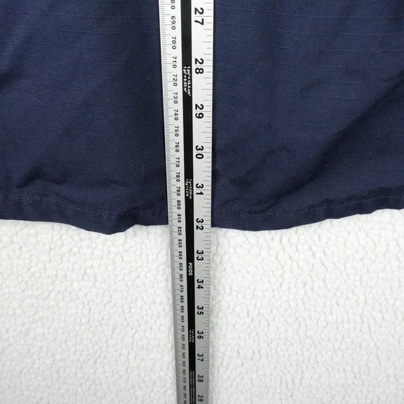 Propper Button Up Shirt Mens Extra Large Navy Blue Rip Stop Long Sleeve Workwear - Picture 7 of 10